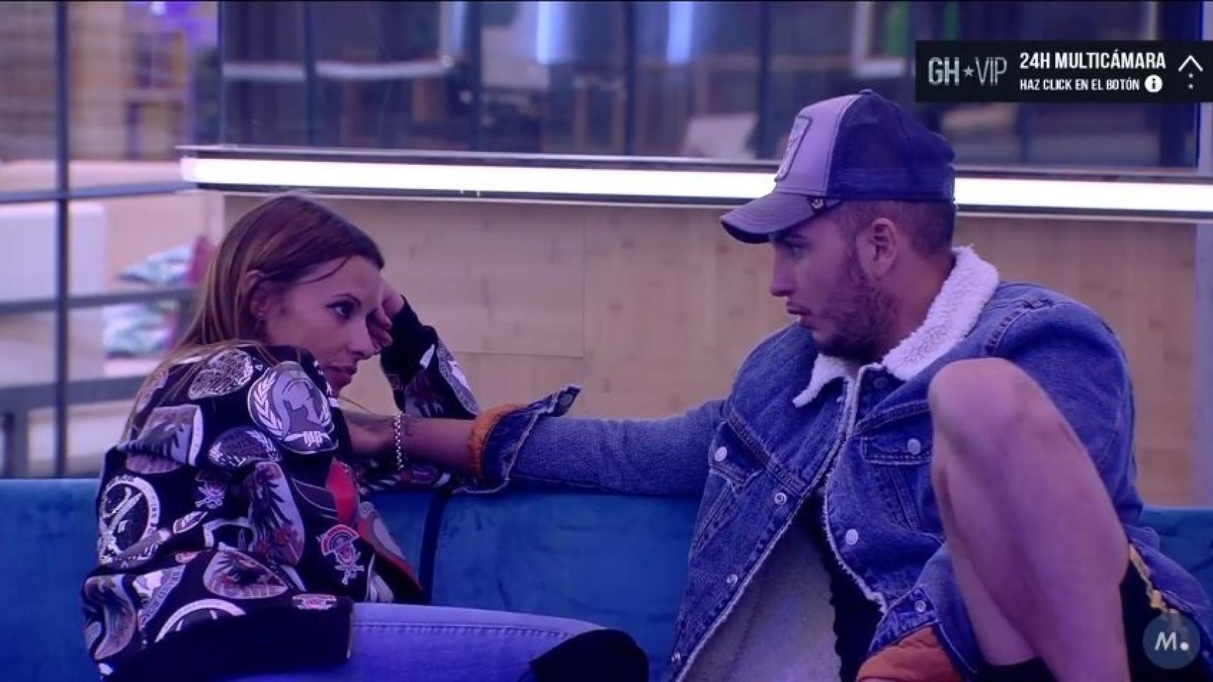 Techi y Omar en la casa de Gran Hermano.