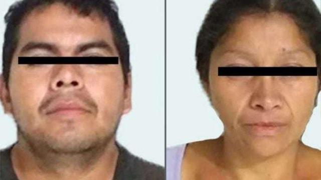 Imagen de la pareja detenido por matar a mujeres en serie.