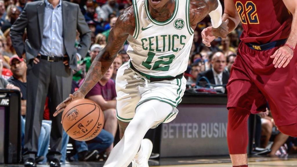 Terry Rozier Jr. contra los Cavaliers. Foto: Twitter (@celtics)