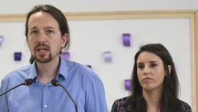 Pablo Iglesias e Irene Montero.