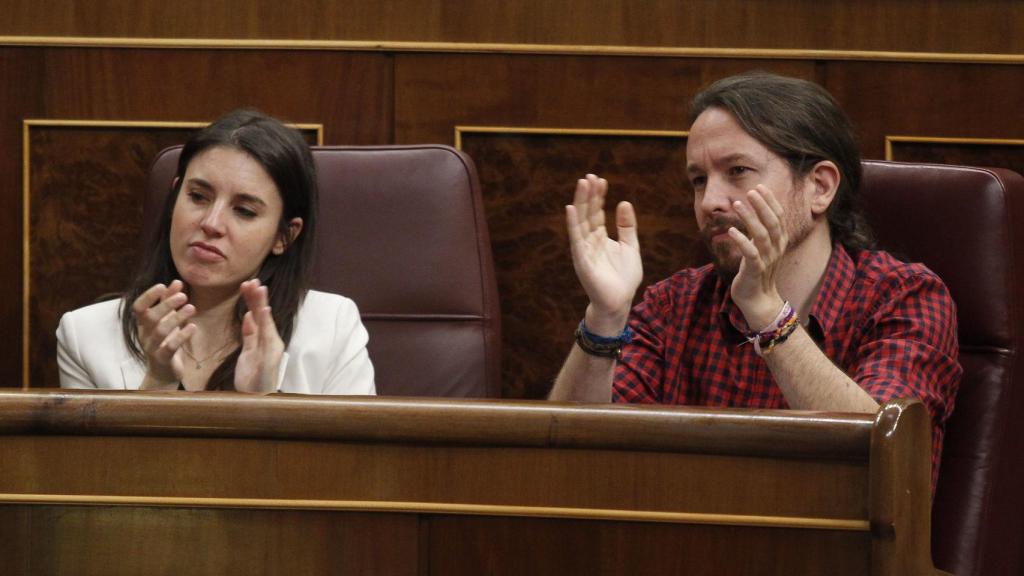 Pablo Iglesias e Irene Montero.