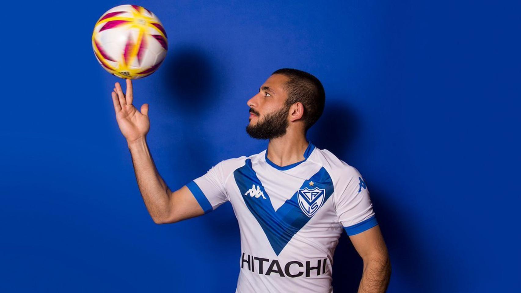 Matías Vargas en el Vélez. Foto: Twitter (@Velez)