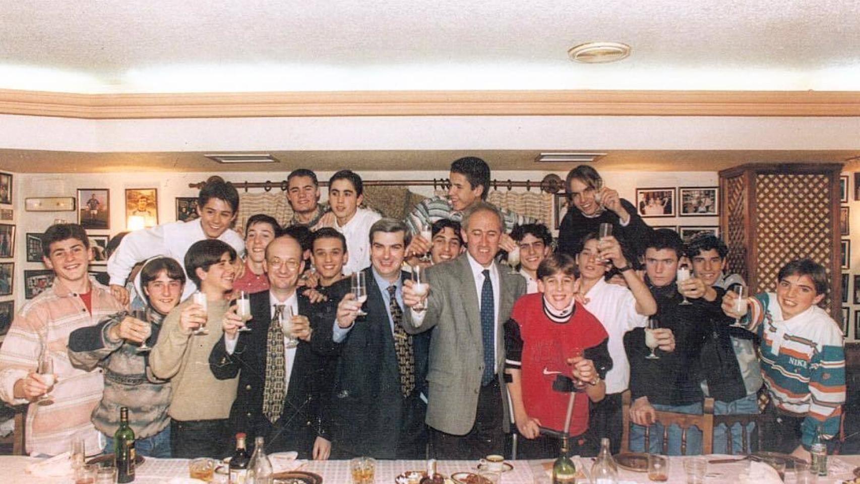 Iker Casillas durante su etapa de cadetes en el Real Madrid. Foto: Instagram (@ikercasillas)