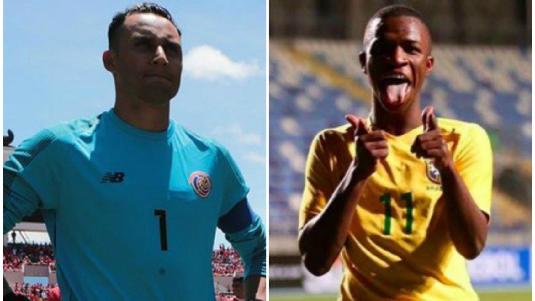 Keylor Navas y Vinicius