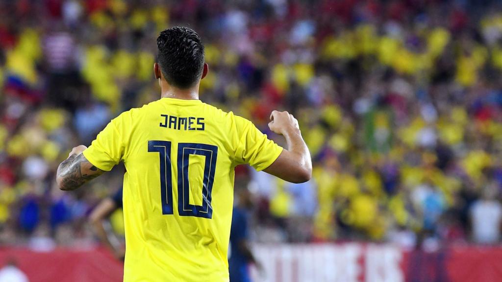 James Rodríguez en su partido ante EEUU