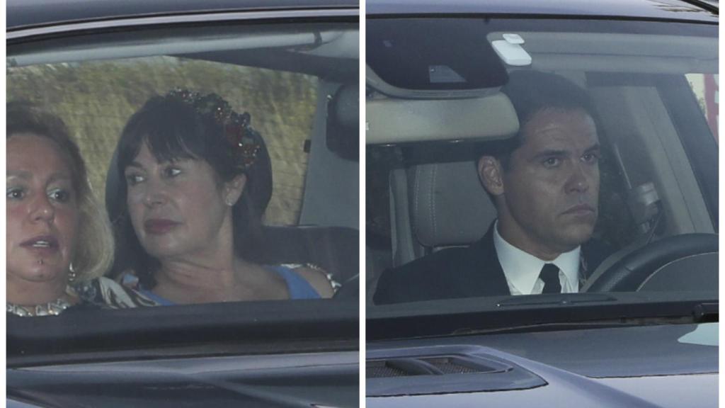 Carmen Martínez Bordiú y Luis Alfonso llegando al enlace.