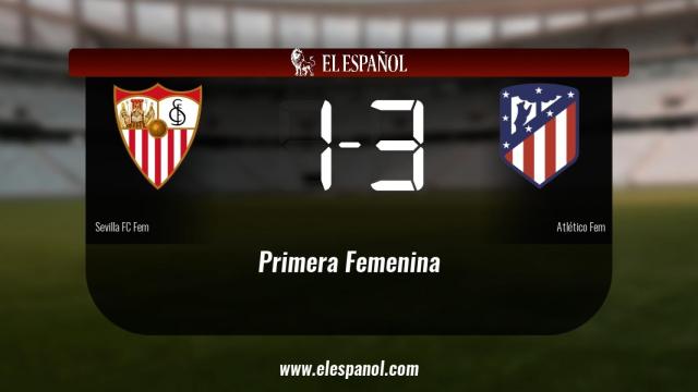 El Atlético de Madrid Femenino venció a domicilio al Sevilla