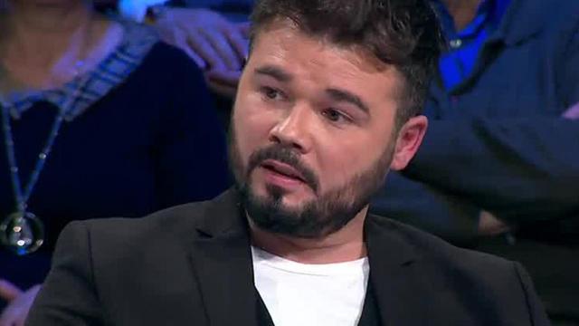 Gabriel Rufián, portavoz adjunto de ERC en el Congreso.