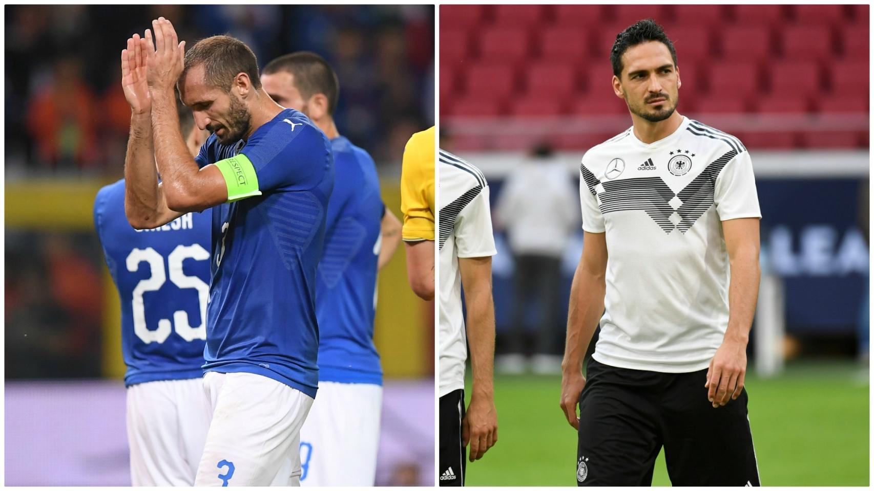 Chiellini y Hummels