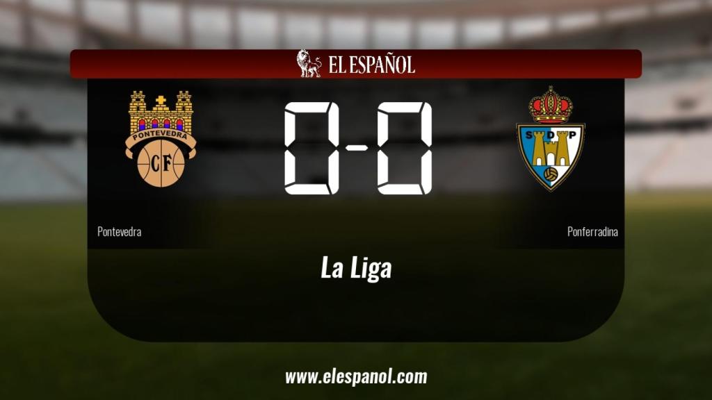 Empate (0-0) entre el Pontevedra y la Ponferradina