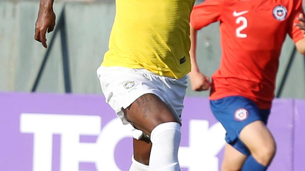 Vinicius Júnior, en un partido de la selección sub20 de Brasil