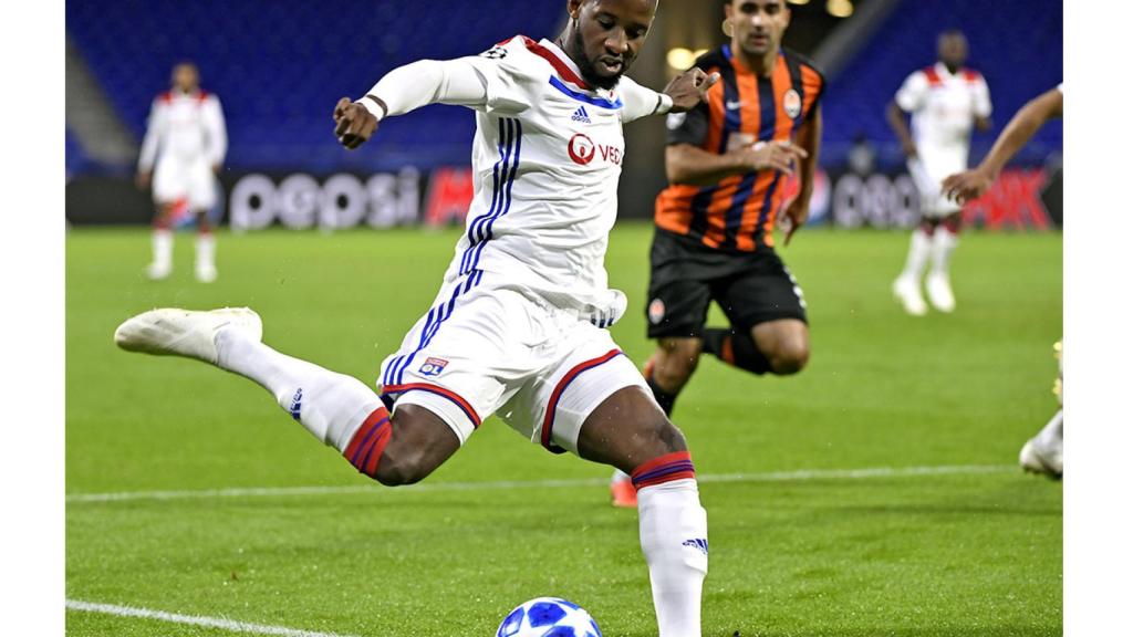 Moussa Dembelé con el Olympique de Lyon. Foto: ol.fr