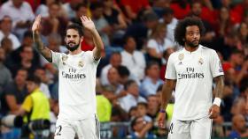 Isco y Marcelo, en un partido del Real Madrid