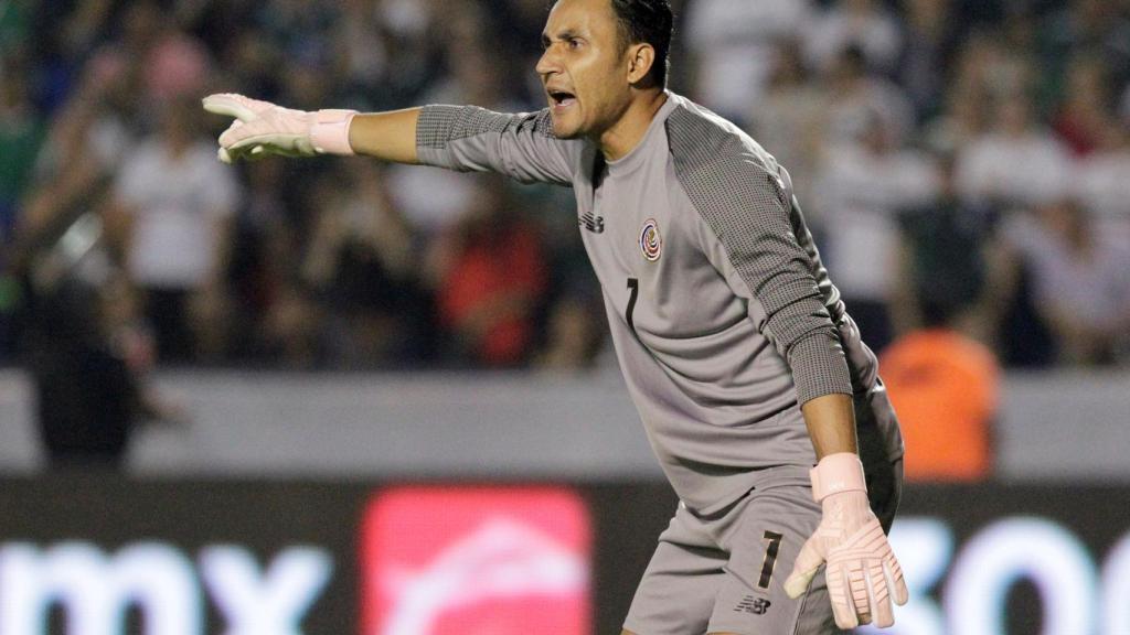 Keylor Navas, en un partido de Costa Rica