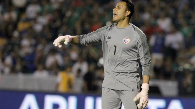 Keylor Navas, con Costa Rica