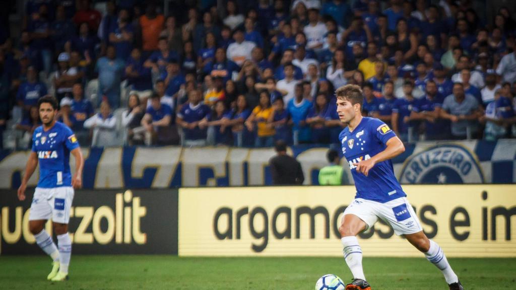 Lucas Silva con Cruzeiro. Foto: cruzeiro.com.br