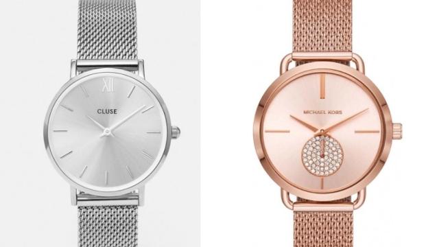 Relojes 'Cluse' y 'Michael Kors'.