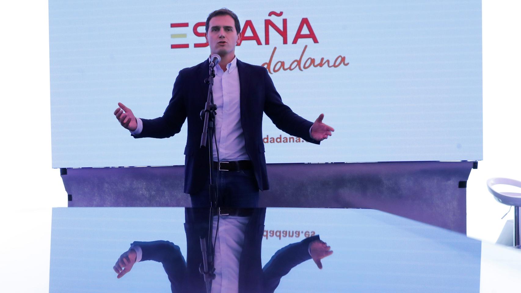 Albert Rivera en un acto de la plataforma España Ciudadana.