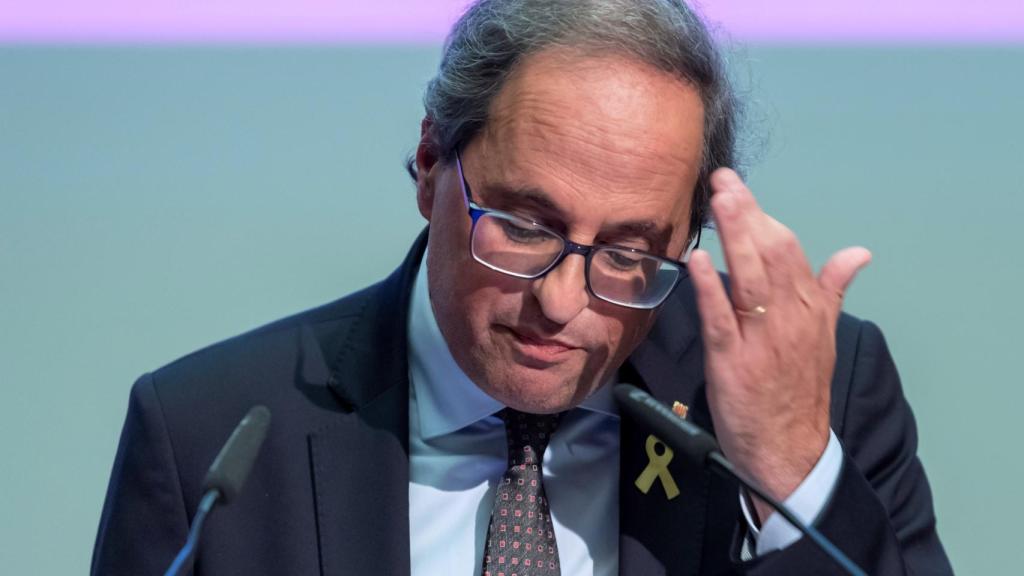 Quim Torra, presidente de la Generalitat de Cataluña.