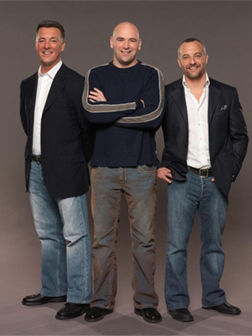 Frank Fertitta, Dana White y Lorenzo Fertitta. Foto: ufc.com