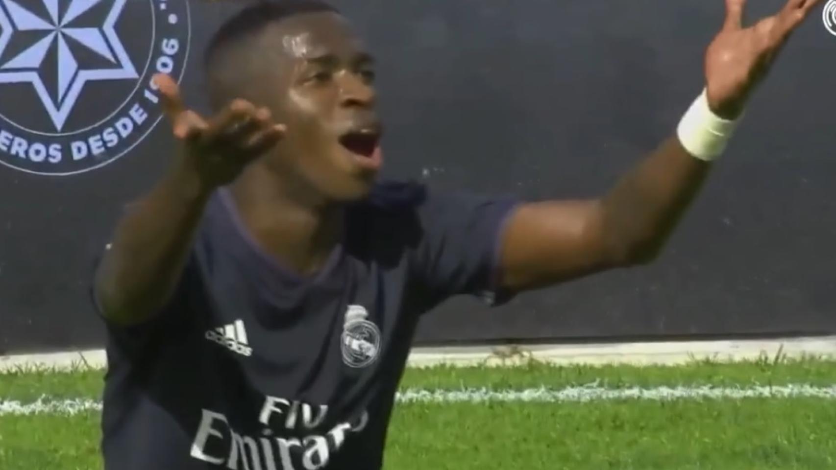 Vinicius, expulsado ante el Celta B