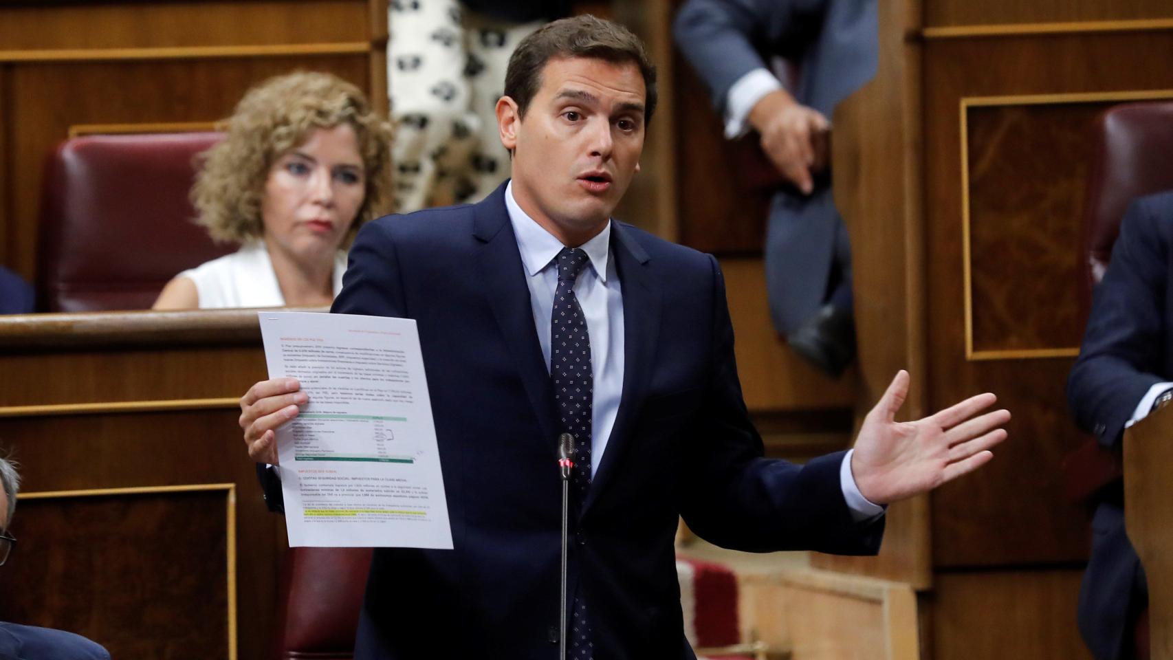 Albert Rivera, en el Congreso de los Diputados.