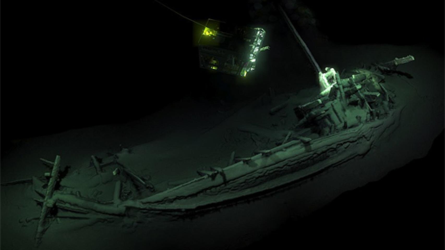 Image: Descubren el barco hundido más antiguo de la historia