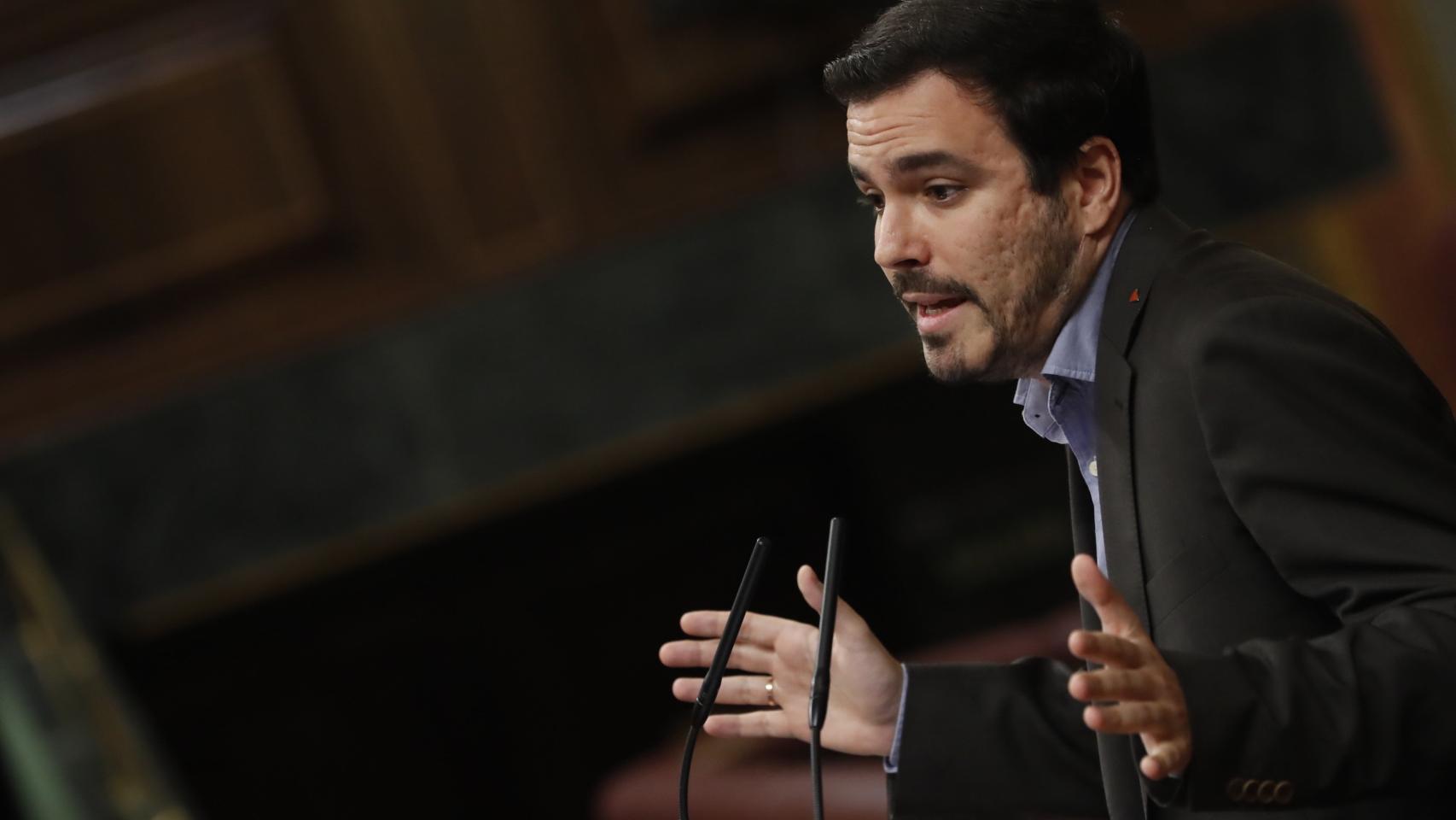 El diputado de Unidos Podemos, Alberto Garzón, en una imagen de archivo.