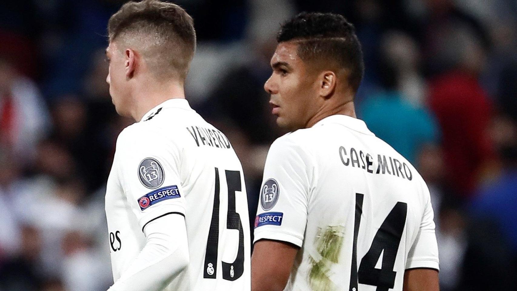 Ramos, Fede Valverde y Casemiro