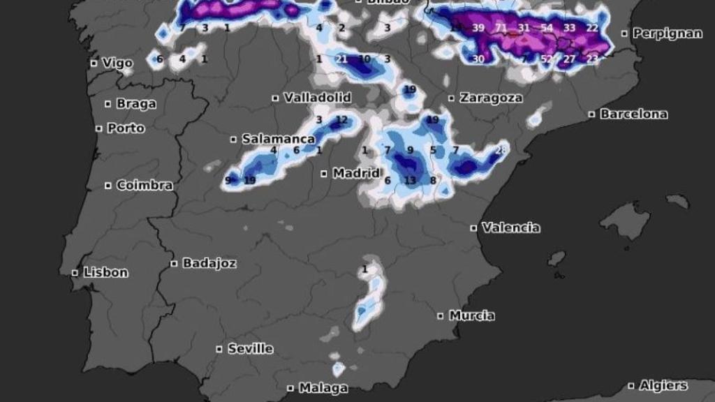 Nieve en España