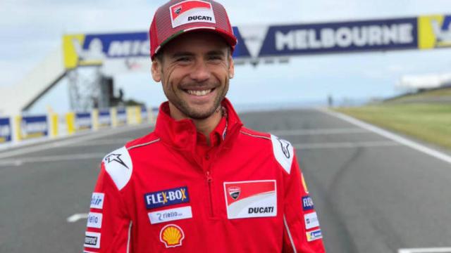 Álvaro Bautista en el circuito de Melbourne. Foto: Ducati