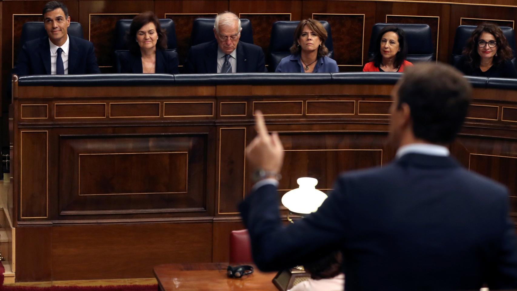 El presidente del PP, Pablo Casado, en una imagen de archivo.