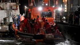 Llegada de inmigrantes al puerto de Almería en septiembre