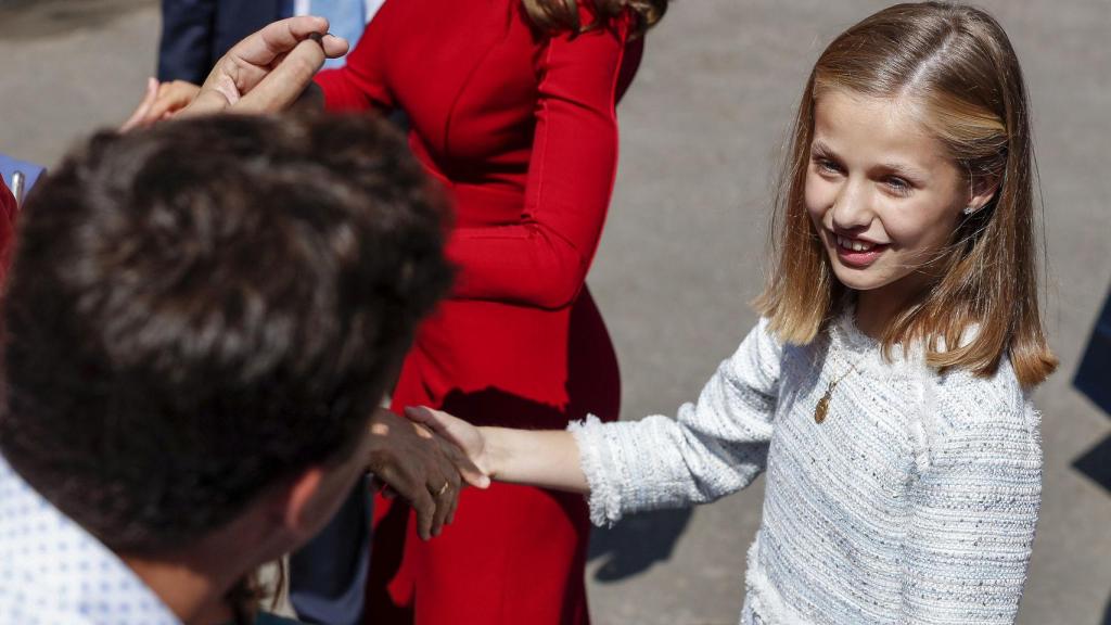 Leonor de Borbón en Asturias.