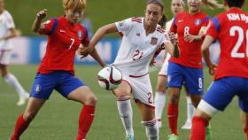 Alexia Putellas, en un partido con la selección.