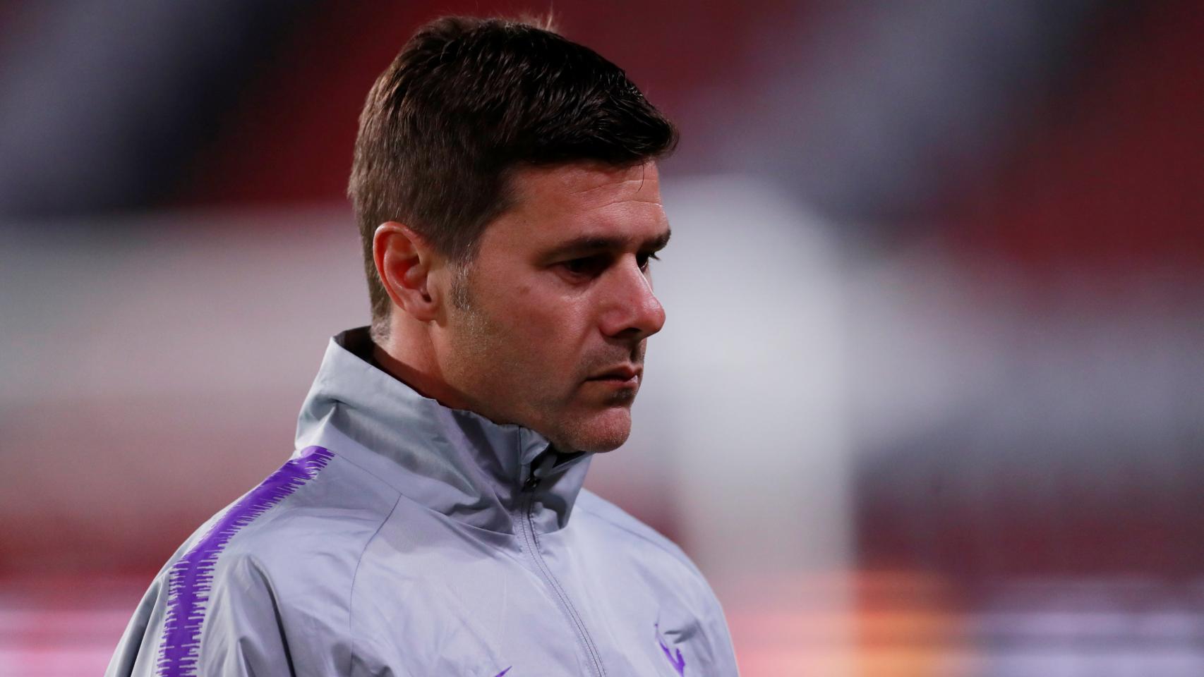 Pochettino, diurante un entrenamiento del Tottenham