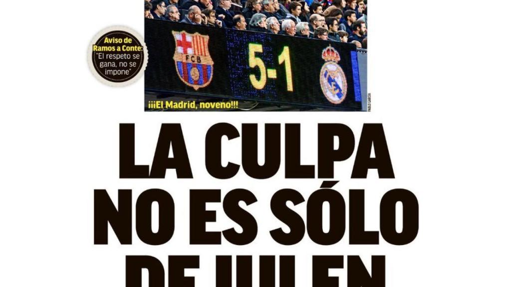 Portada MARCA (29/10/2018)