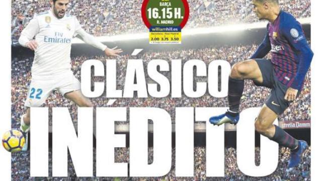 La portada del diario Mundo Deportivo (28/10/2018)