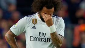 Marcelo se lesiona durante El Clásico