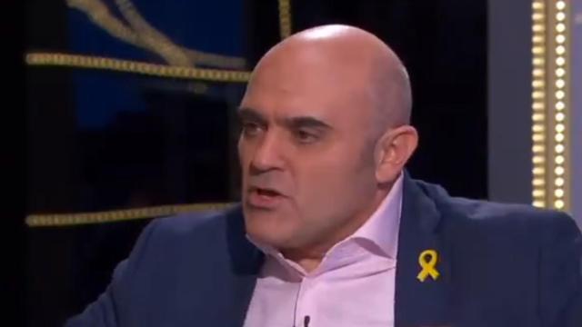 Xavier Vendrell durante su entrevista en TV3
