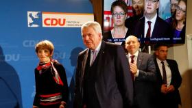 El principal candidato de la CDU y Primer Ministro del Estado de Hesse, Volker Bouffier.