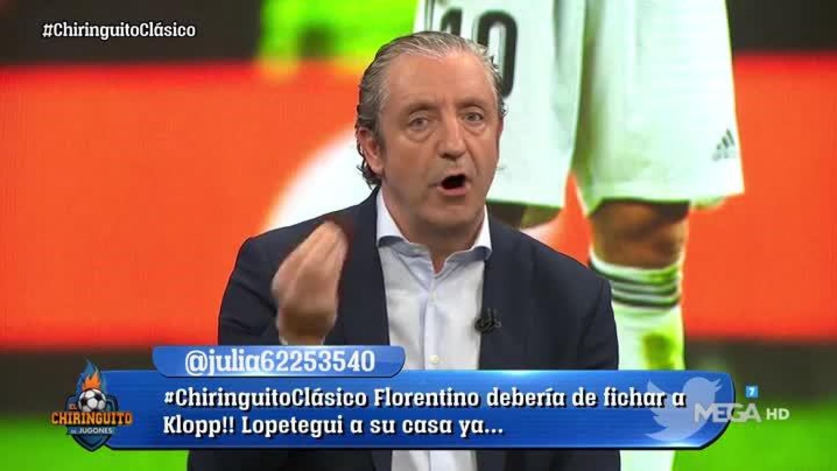 Josep Pedrerol en El Chiringuito (@elchiringuitotv)