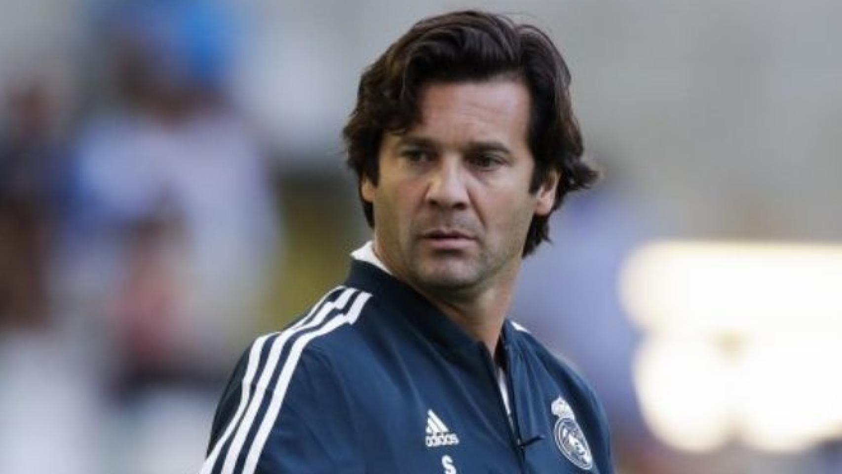 Solari, durante un partido del Castilla