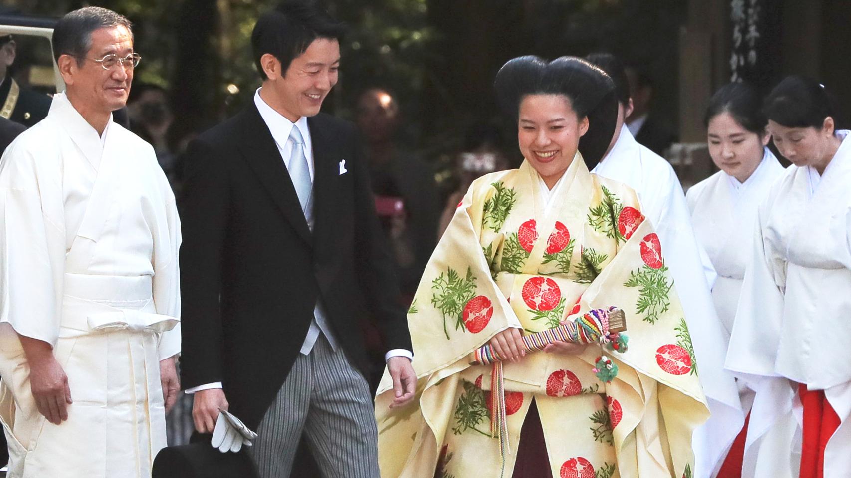 La boda de Ayako y  Kei Moriya, en imágenes