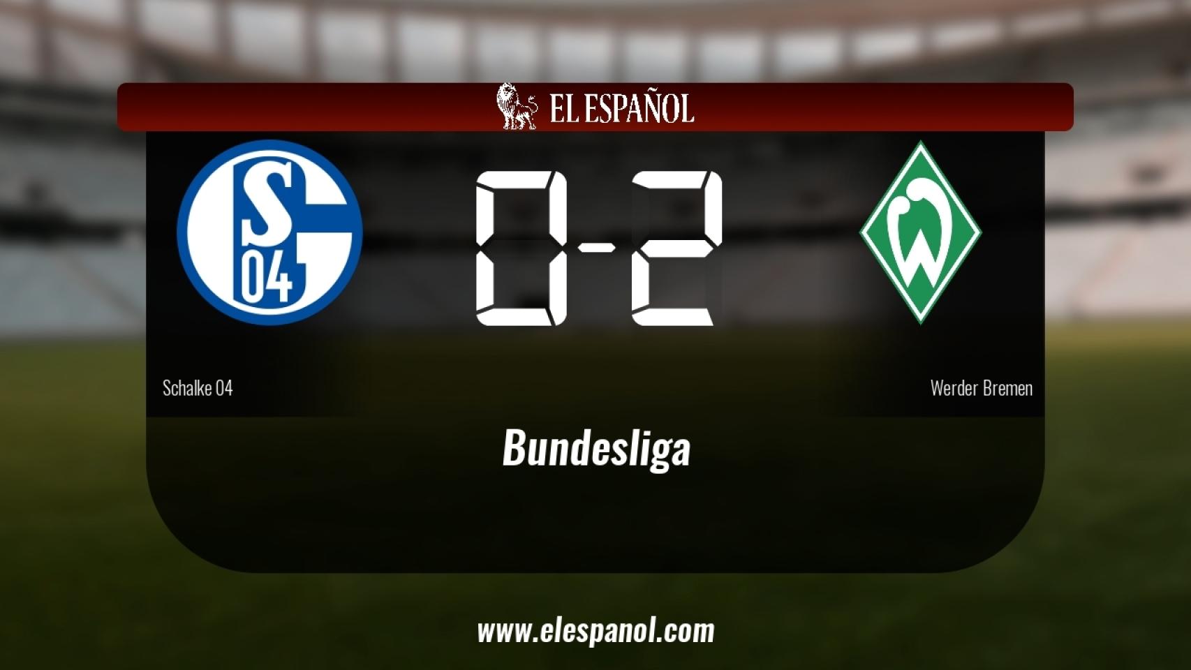 El Schalke 04 cae frente al Werder Bremen (0-2)