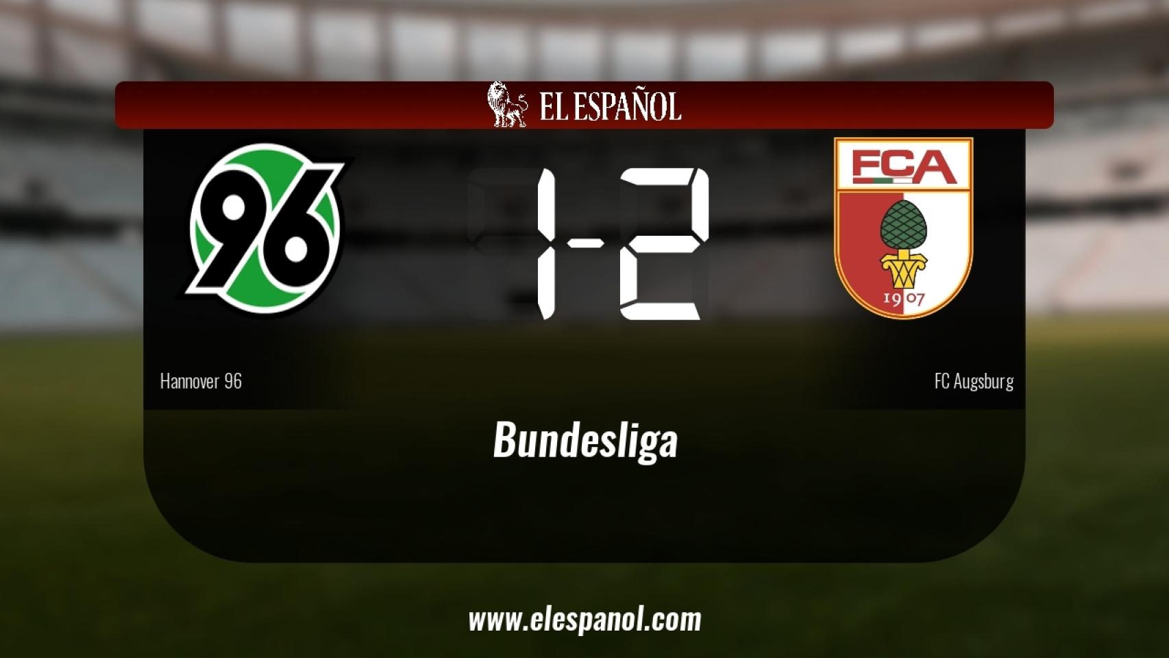 El FC Augsburg ganó en casa del Hannover 96