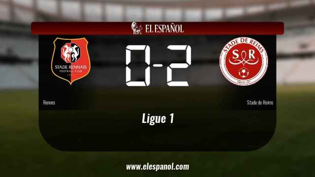 El Stade de Reims derrotó al Rennes por 0-2