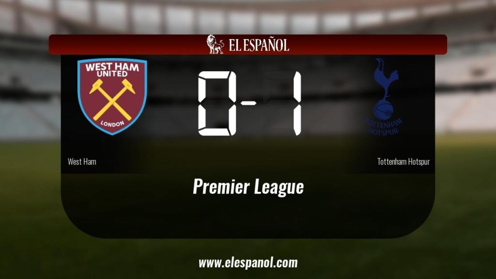 El West Ham pierde 0-1 frente al Tottenham Hotspur