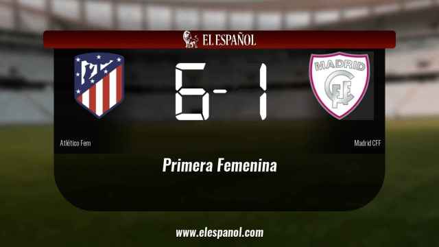 El Atlético de Madrid Femenino derrota en casa al Madrid CFF por 6-1