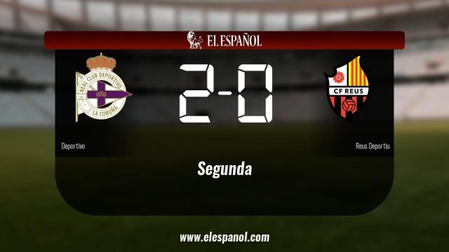 El Deportivo derrota en casa al Reus Deportiu por 2-0